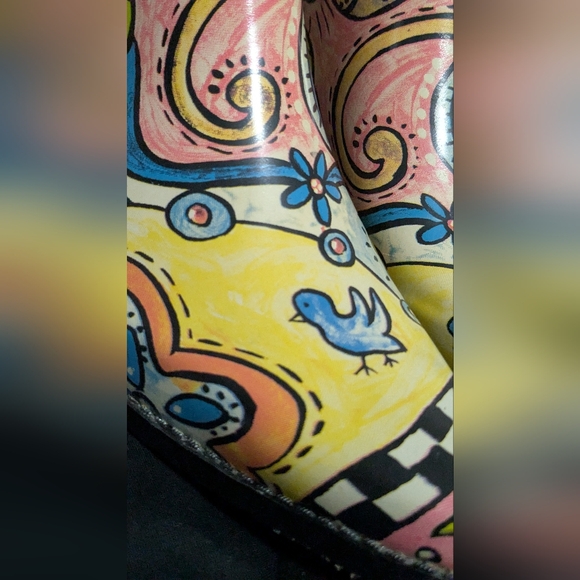 Rain BOPS By Beehive Womens Size 9 Cowgirl Style Boot Pull On Rainboot. Cuties! - Picture 4 of 11